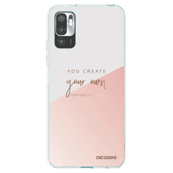 Picasee Xiaomi Redmi Note 10 5G Hülle - Transparentes Silikon - You create your own opportunities