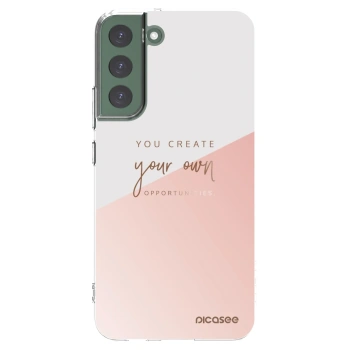 Picasee Samsung Galaxy S22+ 5G Hülle - Transparentes Silikon - You create your own opportunities