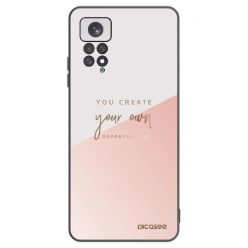 Picasee Xiaomi Redmi Note 11 Hülle - Schwarzes Silikon - You create your own opportunities