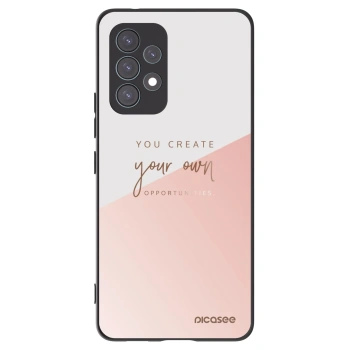 Picasee Samsung Galaxy A53 5G A536 Hülle - Schwarzes Silikon - You create your own opportunities