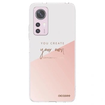 Picasee Xiaomi 12 Hülle - Transparentes Silikon - You create your own opportunities