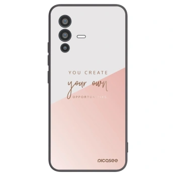 Picasee Vivo V23 5G Hülle - Schwarzes Silikon - You create your own opportunities