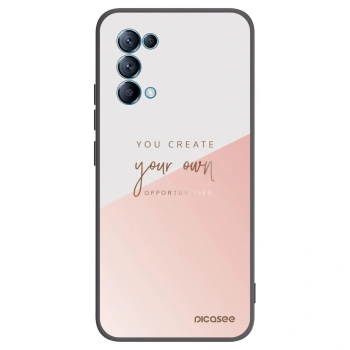 Picasee OPPO Reno 5 5G Hülle - Schwarzes Silikon - You create your own opportunities