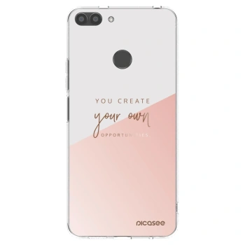 Picasee Huawei P Smart Hülle - Transparentes Silikon - You create your own opportunities