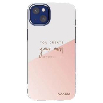 Picasee Apple iPhone 14 Plus Hülle - Transparentes Silikon - You create your own opportunities