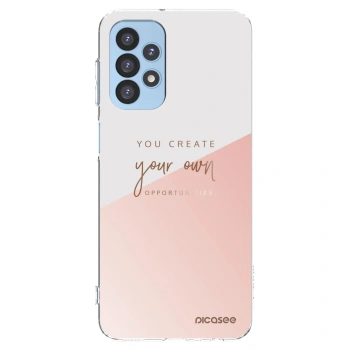 Picasee Samsung Galaxy A23 A235F 4G Hülle - Transparentes Silikon - You create your own opportunities