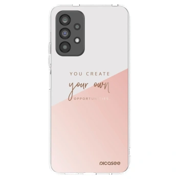 Picasee Samsung Galaxy A73 5G Hülle - Transparentes Silikon - You create your own opportunities