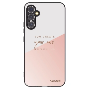 Picasee Samsung Galaxy A34 5G A346B Hülle - Schwarzes Silikon - You create your own opportunities