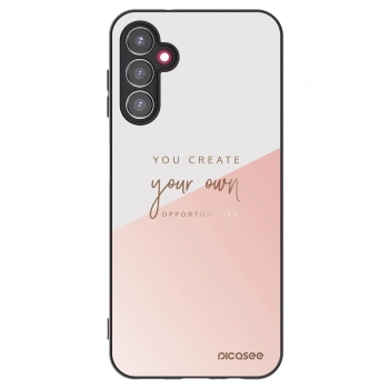 Picasee Samsung Galaxy A14 4G A145R Hülle - Schwarzes Silikon - You create your own opportunities