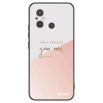 Picasee Xiaomi Redmi 12C Hülle - Schwarzes Silikon - You create your own opportunities