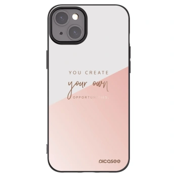 Picasee Apple iPhone 15 Plus Hülle - Schwarzes Silikon - You create your own opportunities