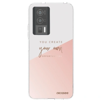 Picasee Xiaomi Poco F5 Pro 5G Hülle - Transparentes Silikon - You create your own opportunities