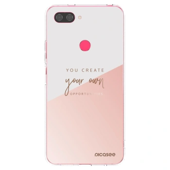Picasee Xiaomi Mi 8 Lite Hülle - Transparentes Silikon - You create your own opportunities