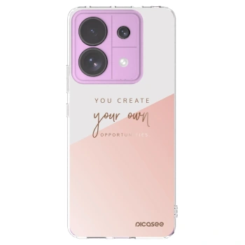 Picasee Xiaomi Redmi Note 13 Pro 5G Hülle - Transparentes Silikon - You create your own opportunities