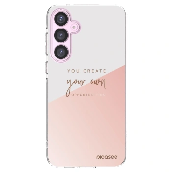 Picasee Samsung Galaxy A55 5G A556B Hülle - Transparentes Silikon - You create your own opportunities