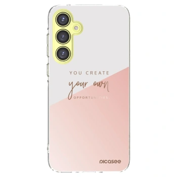 Picasee Samsung Galaxy A35 5G A356B Hülle - Transparentes Silikon - You create your own opportunities