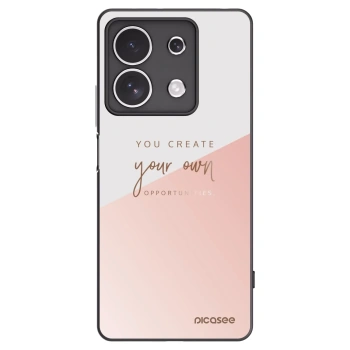 Picasee Xiaomi Redmi Note 13 4G Hülle - Schwarzes Silikon - You create your own opportunities