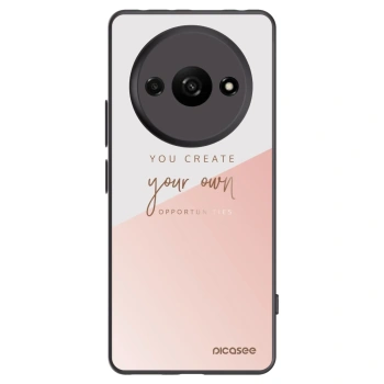 Picasee Xiaomi Redmi A3 Hülle - Schwarzes Silikon - You create your own opportunities