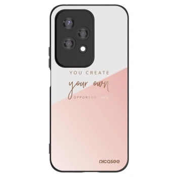 Picasee Honor 200 Lite Hülle - Schwarzes Silikon - You create your own opportunities