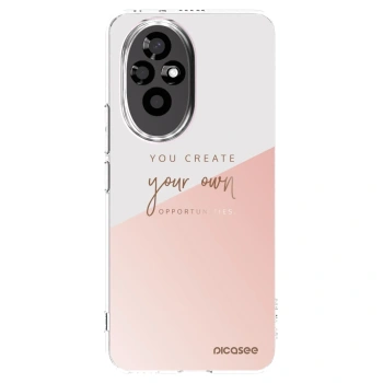 Picasee Honor 200 Pro 5G Hülle - Transparentes Silikon - You create your own opportunities
