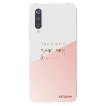 Picasee Xiaomi Mi 9 Hülle - Transparentes Silikon - You create your own opportunities