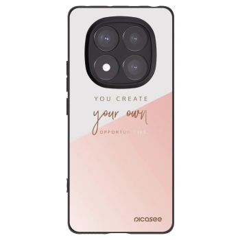 Picasee Xiaomi Redmi Note 14 Pro+ 5G Hülle - Schwarzes Silikon - You create your own opportunities
