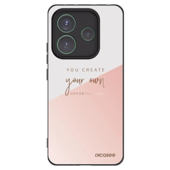 Picasee Xiaomi Redmi Note 14 5G Hülle - Schwarzes Silikon - You create your own opportunities