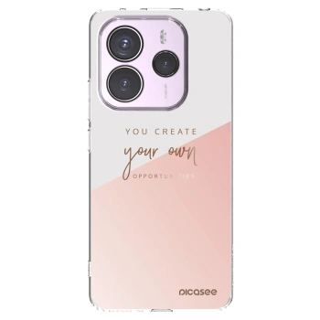 Picasee Xiaomi Redmi Note 14 5G Hülle - Transparentes Silikon - You create your own opportunities