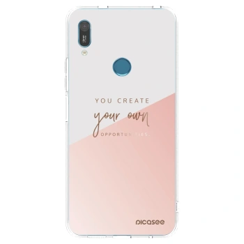 Picasee Huawei Y6 2019 Hülle - Transparentes Silikon - You create your own opportunities