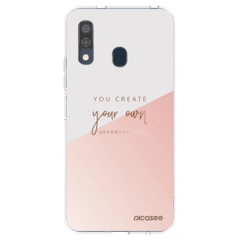 Picasee Samsung Galaxy A40 A405F Hülle - Transparentes Silikon - You create your own opportunities