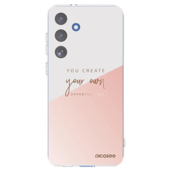 Picasee Samsung Galaxy S25 FE 5G Hülle - Transparentes Silikon - You create your own opportunities