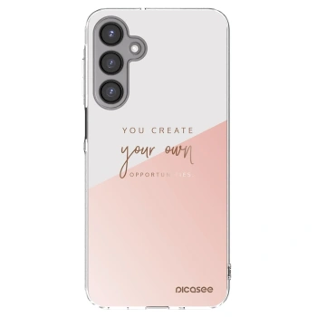 Picasee Samsung Galaxy A16 4G Hülle - Transparentes Silikon - You create your own opportunities