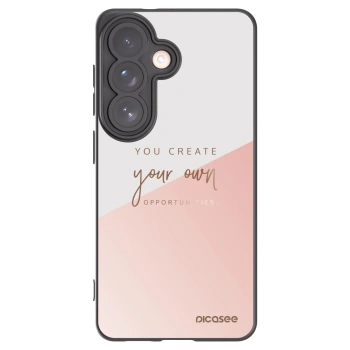 Picasee Samsung Galaxy S26 Hülle - Schwarzes Silikon - You create your own opportunities