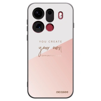 Picasee OPPO Find X9 Pro Hülle - Schwarzes Silikon - You create your own opportunities