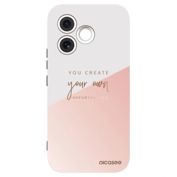 Picasee Honor 600 Lite Hülle - Schwarzes Silikon - You create your own opportunities