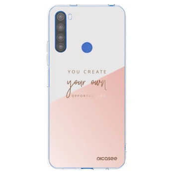 Picasee Xiaomi Redmi Note 8T Hülle - Transparentes Silikon - You create your own opportunities