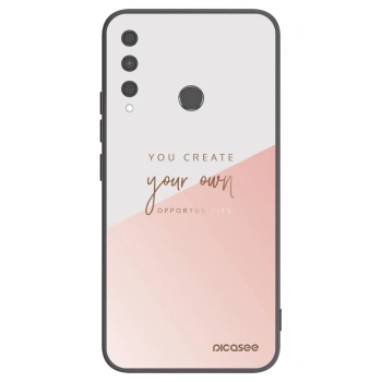 Picasee Huawei P40 Lite E Hülle - Schwarzes Silikon - You create your own opportunities