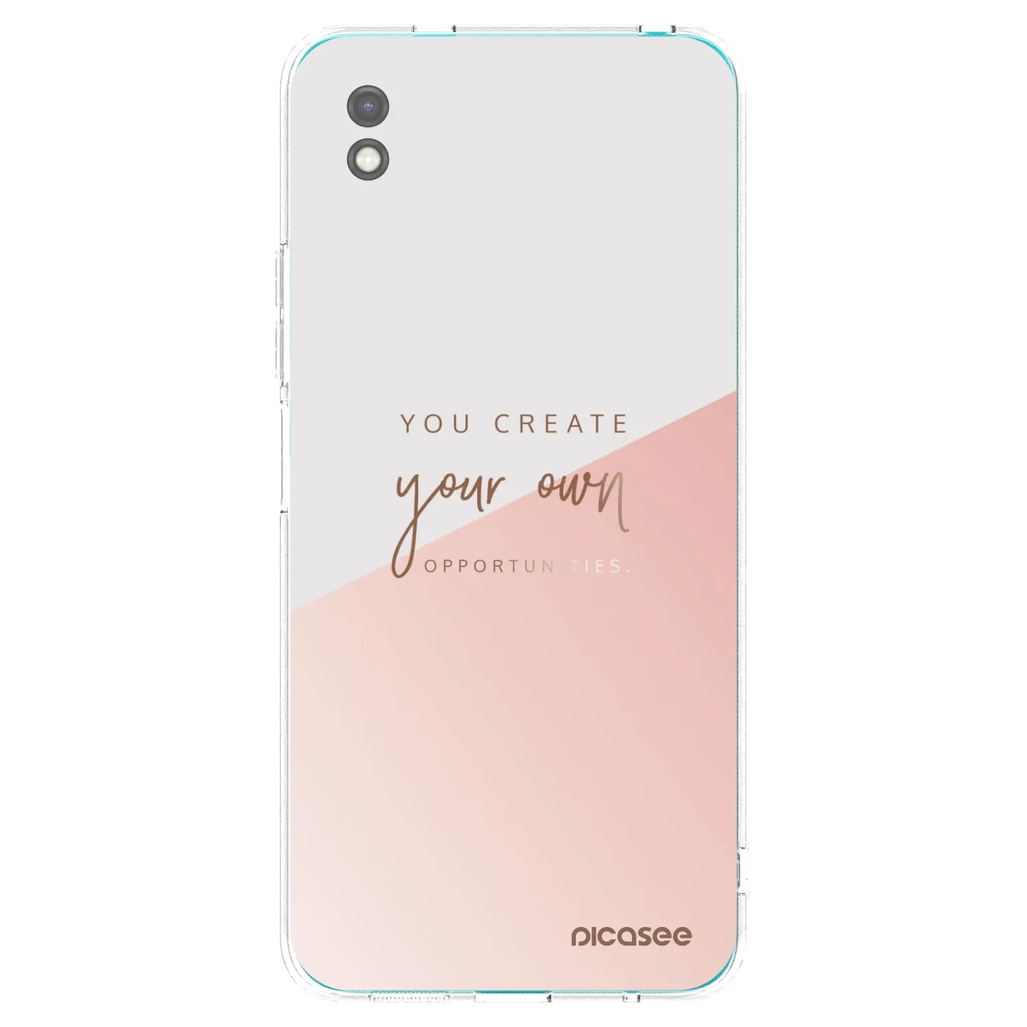 Picasee Xiaomi Redmi 9A Hülle - Schwarzes Silikon - You create your own opportunities