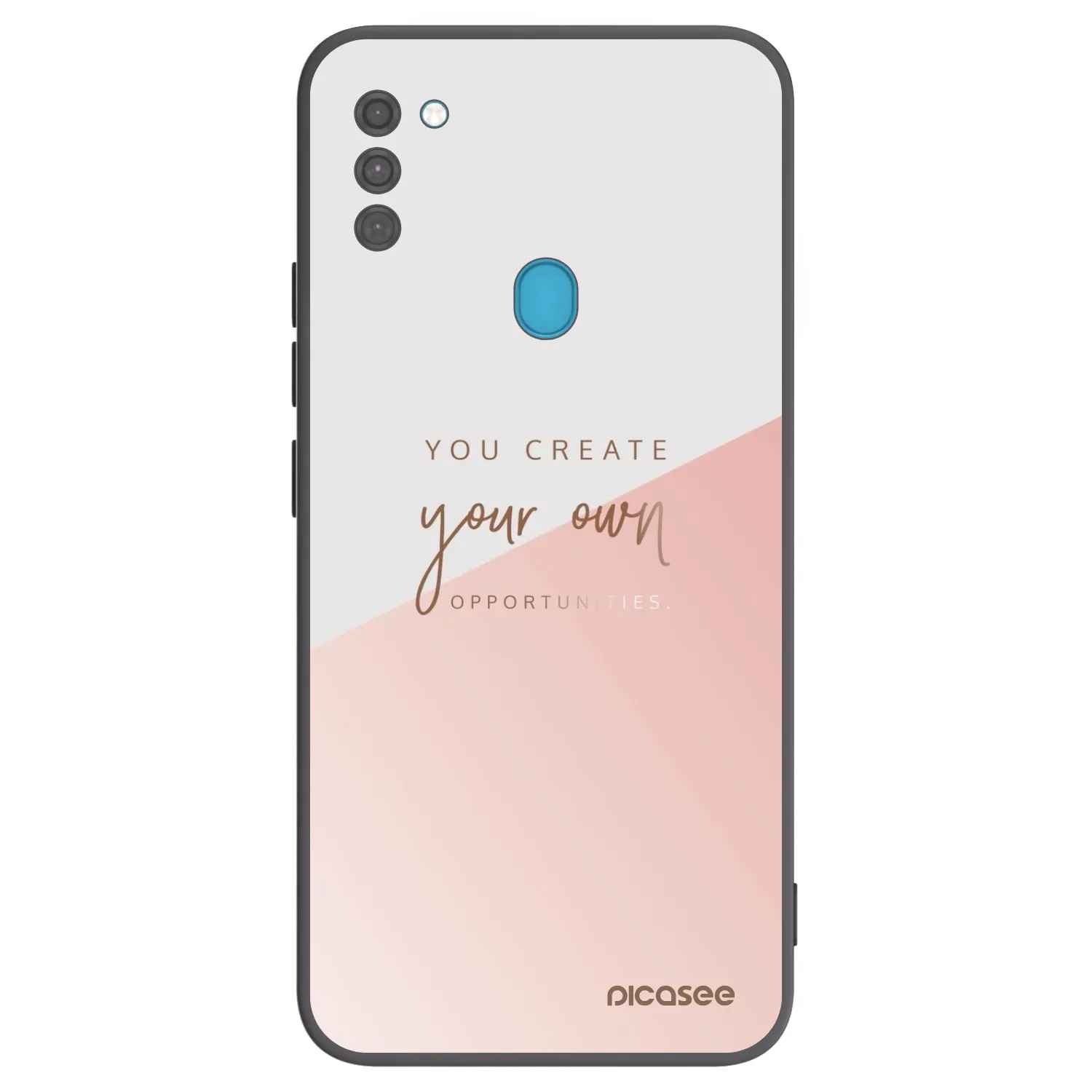 Picasee Samsung Galaxy M11 Hülle - Schwarzes Silikon - You create your own opportunities