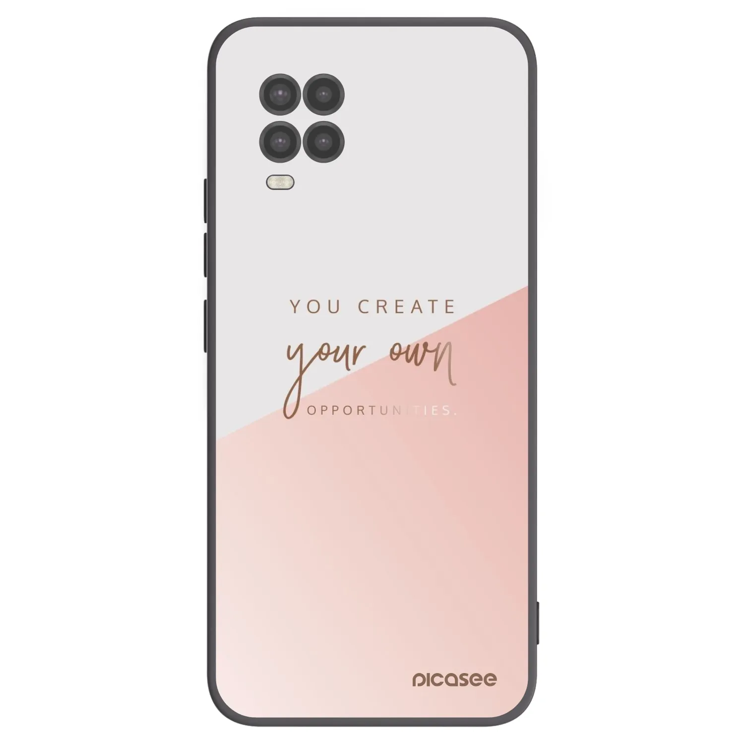 Picasee Xiaomi Mi 10 Lite Hülle - Schwarzes Silikon - You create your own opportunities