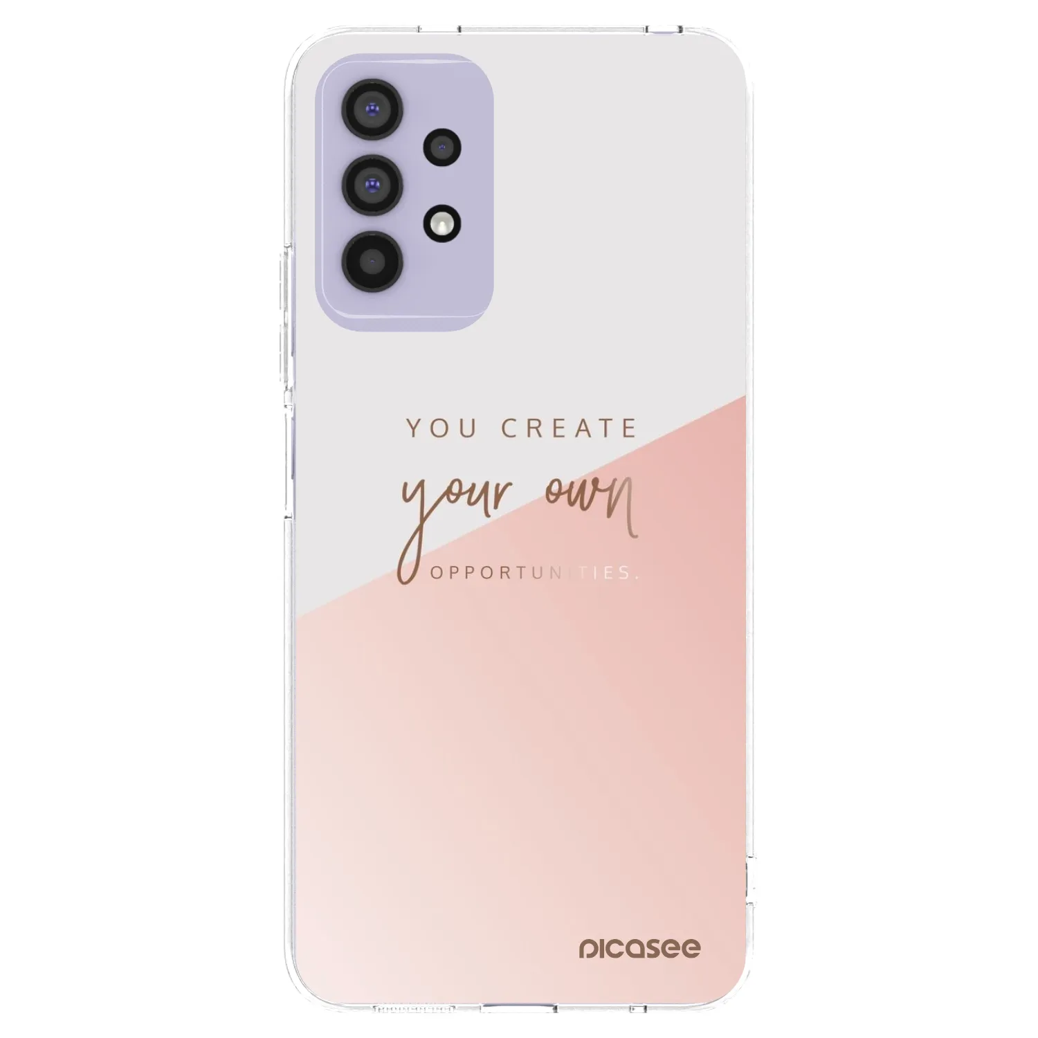 Picasee Samsung Galaxy A32 4G SM-A325F Hülle - Transparentes Silikon - You create your own opportunities