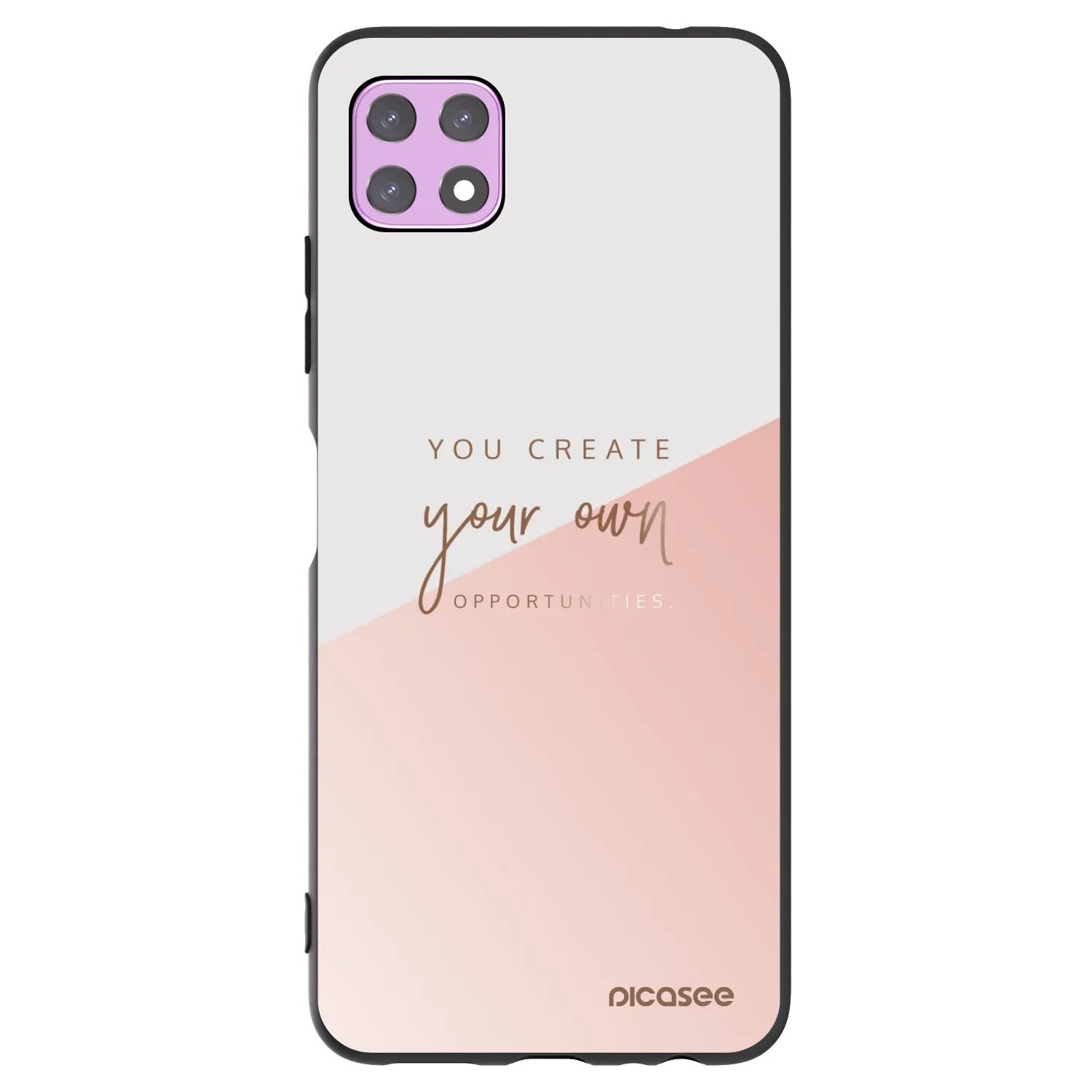 Picasee Samsung Galaxy A22 A226B 5G Hülle - Schwarzes Silikon - You create your own opportunities