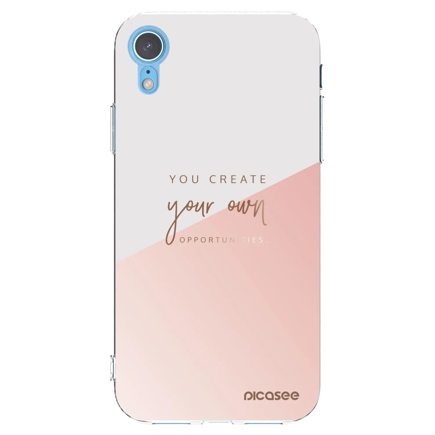 Picasee Apple iPhone XR Hülle - Transparentes Silikon - You create your own opportunities