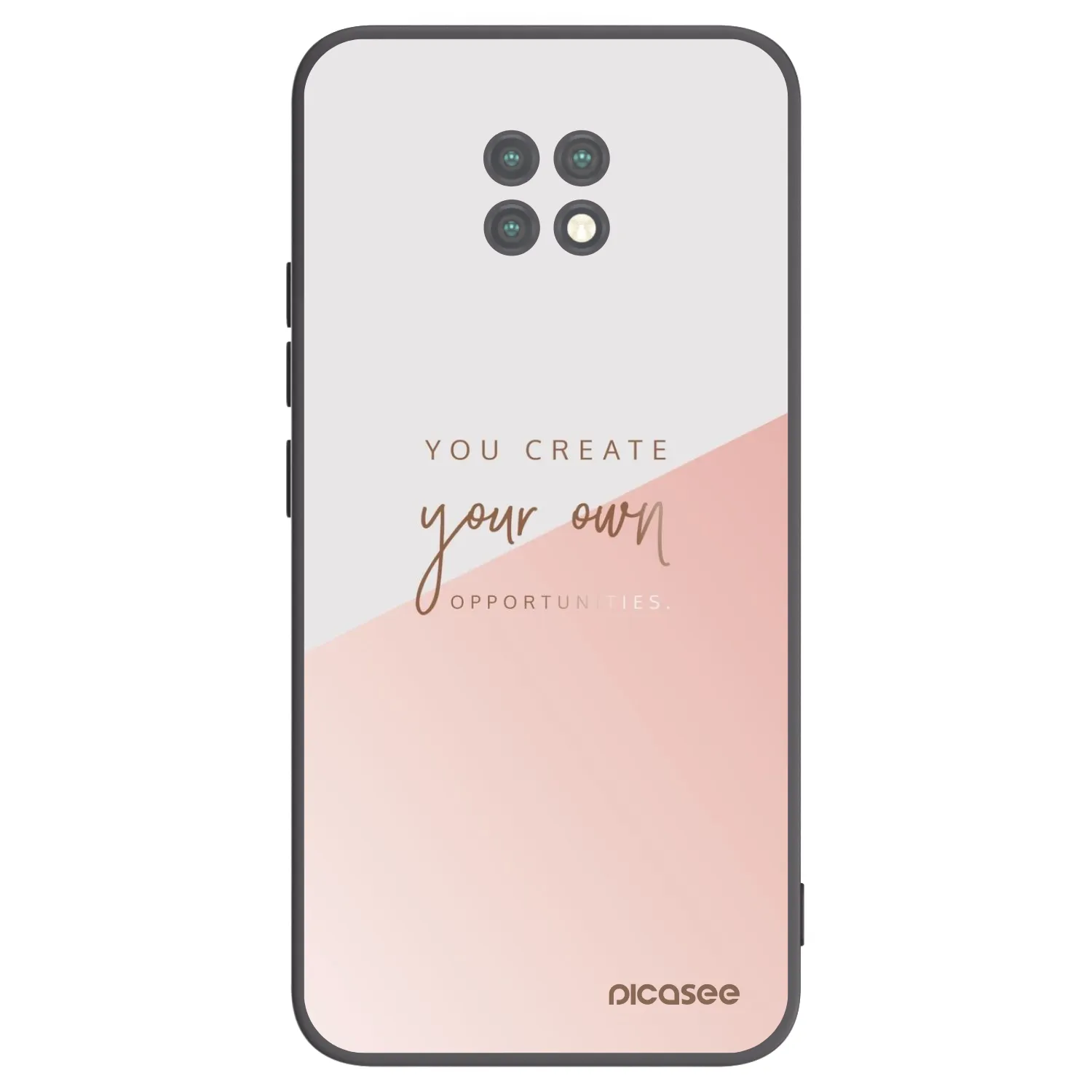 Picasee Xiaomi Redmi Note 9T Hülle - Schwarzes Silikon - You create your own opportunities