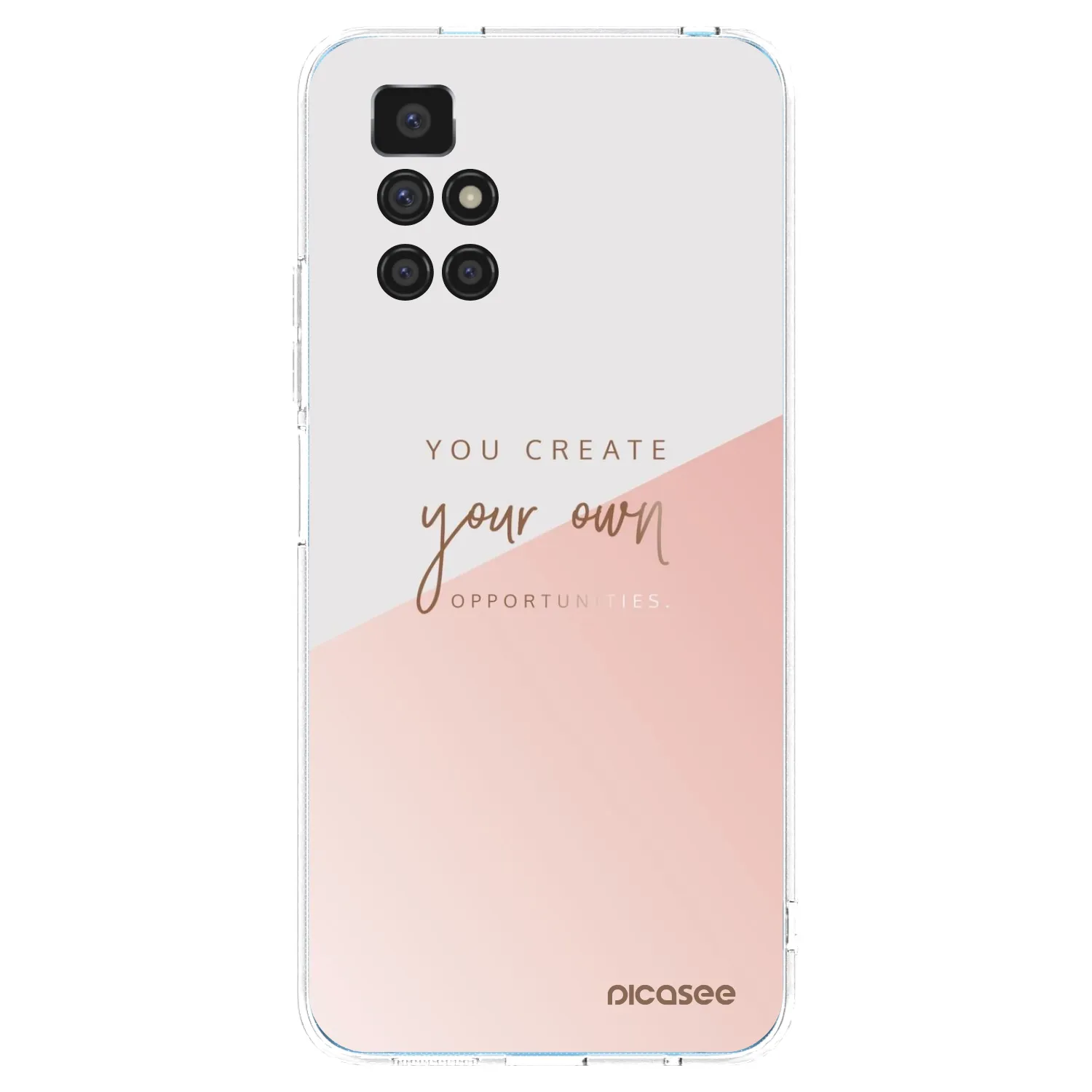 Picasee Xiaomi Redmi 10 Hülle - Transparentes Silikon - You create your own opportunities