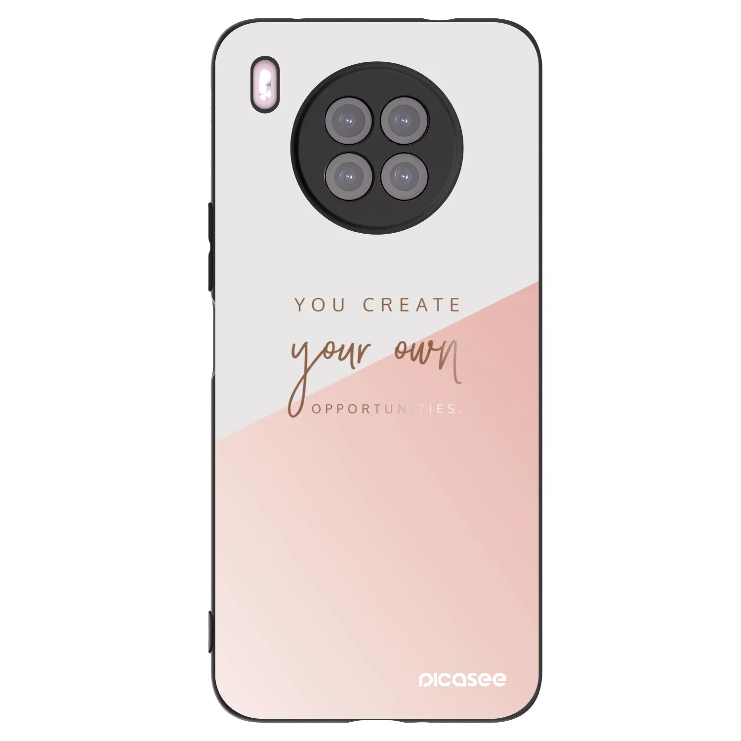 Picasee Huawei Nova 8i Hülle - Schwarzes Silikon - You create your own opportunities