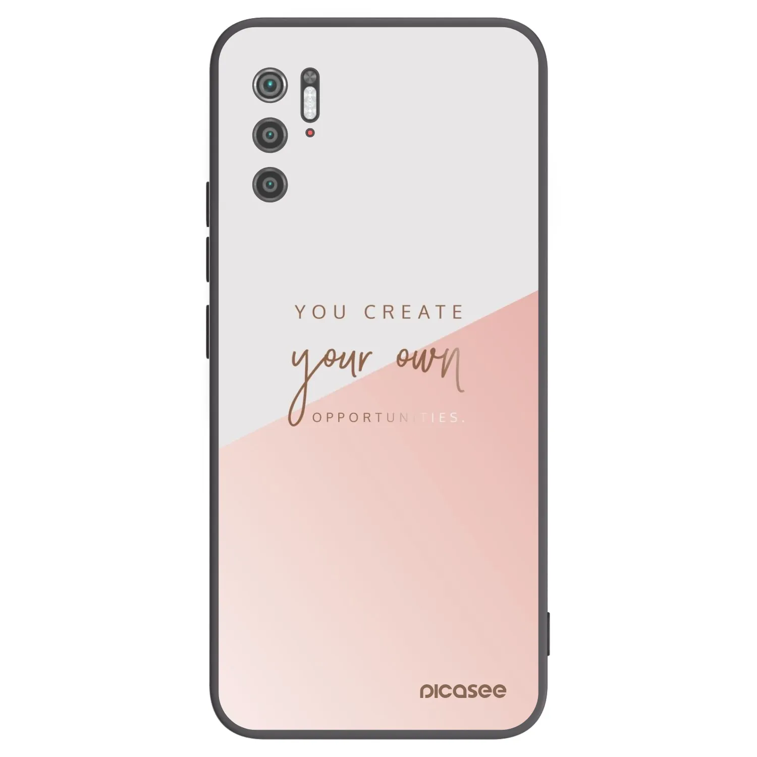 Picasee Xiaomi Poco M3 Pro 5G Hülle - Schwarzes Silikon - You create your own opportunities