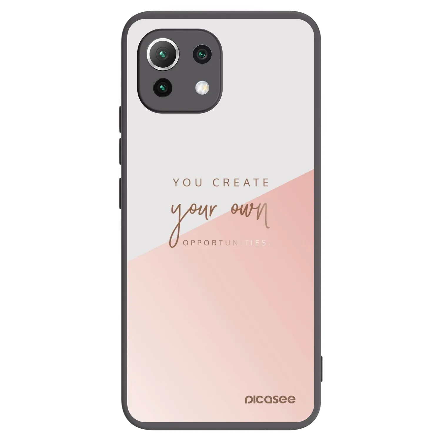 Picasee Xiaomi 11 Lite 5G NE Hülle - Schwarzes Silikon - You create your own opportunities