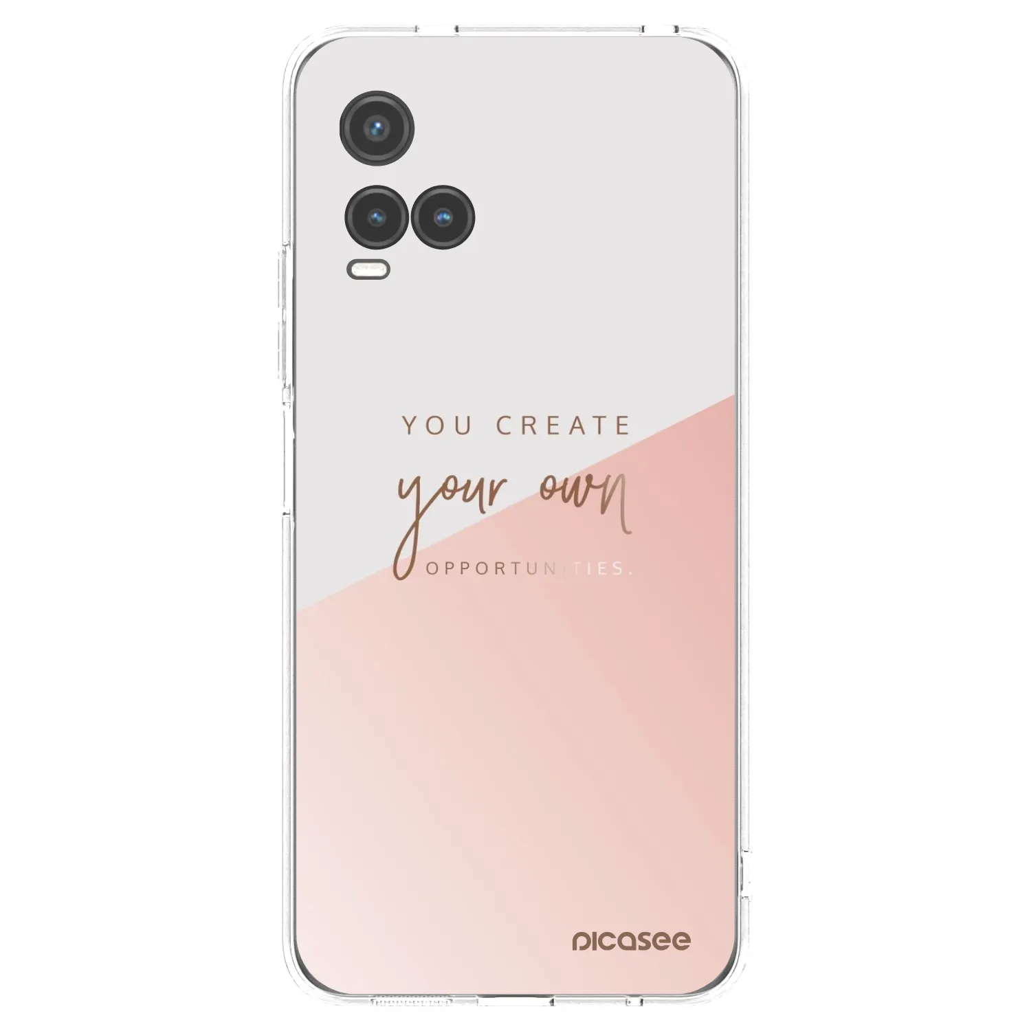 Picasee Vivo Y33s Hülle - Transparentes Silikon - You create your own opportunities