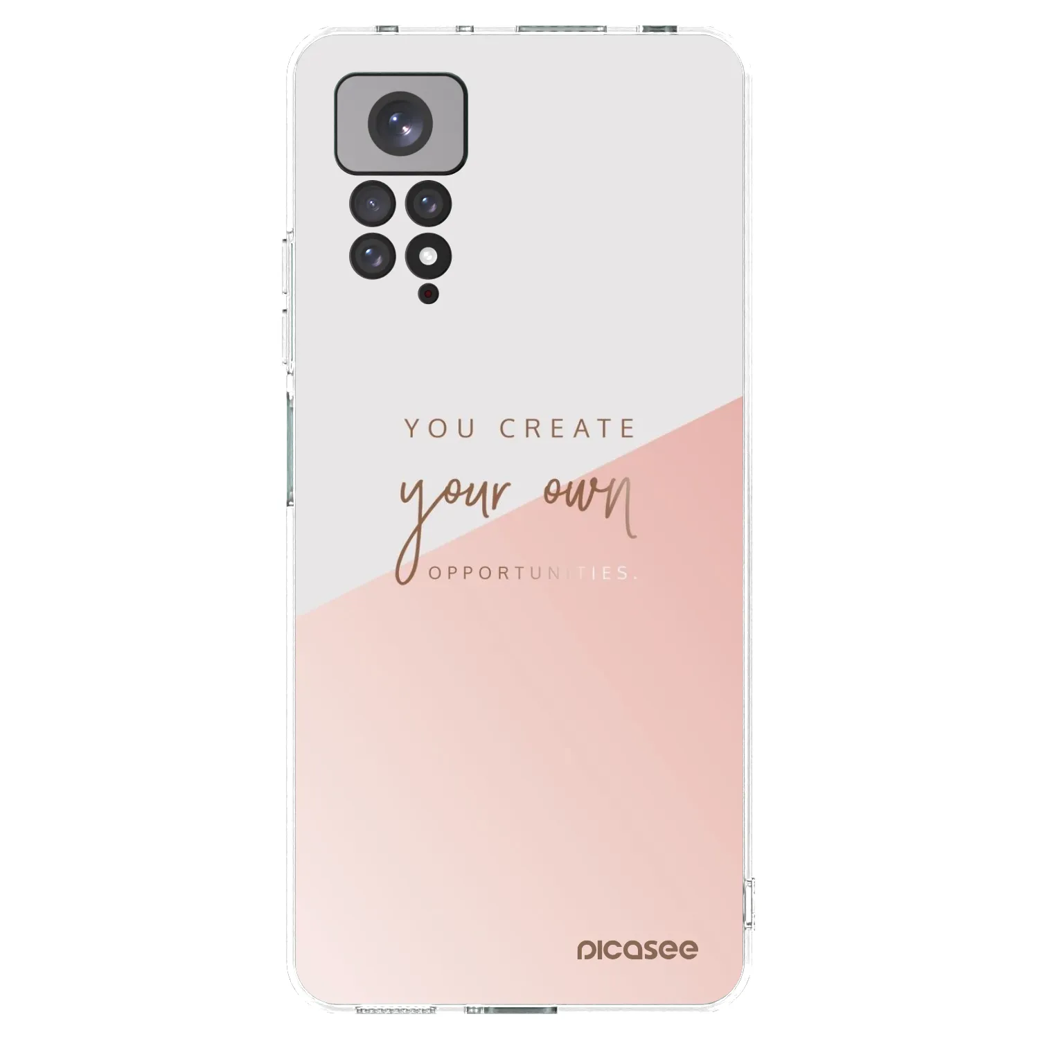 Picasee Xiaomi Redmi Note 11 Hülle - Transparentes Silikon - You create your own opportunities